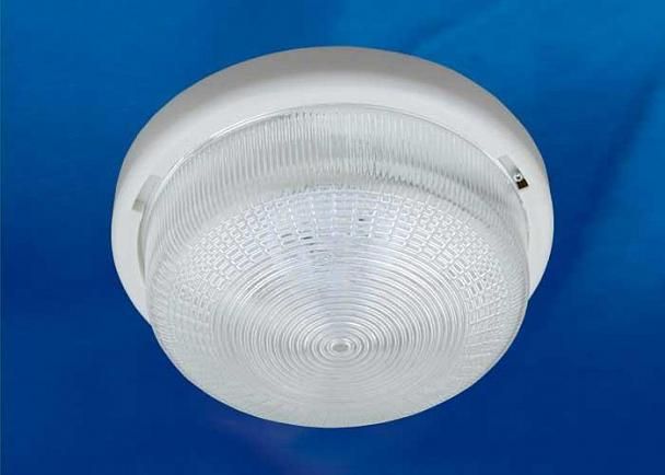 Купить Потолочный светодиодный светильник (UL-00005243) Uniel ULO-K05B 12W/6000K/R24 IP44 White/Glass