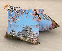 Купить Замок Химэдзи Япония арт.ТФП2148 (45х45-1шт)  фотоподушка (подушка Габардин ТФП)