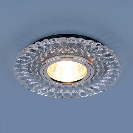 Купить Встраиваемый светильник Elektrostandard 2197 MR16 CL/SL прозрачный/серебро 4690389101021
