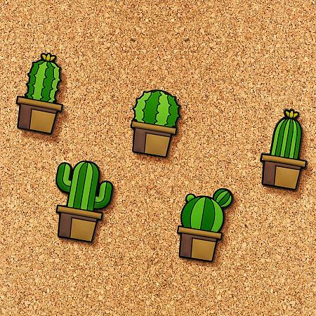 Купить Кнопки канцелярские cactus (5 шт)