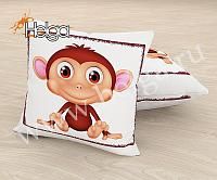 Купить Счастливая обезьянка арт.ТФП5143 (45х45-1шт) фотоподушка (подушка Ализе ТФП)