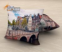 Купить Канал в Амстердаме арт.ТФП3166 (45х45-1шт)  фотоподушка (подушка Габардин ТФП)