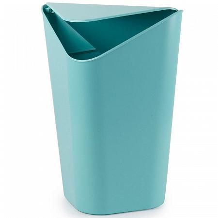 Купить Корзина для мусора угловая corner голубая