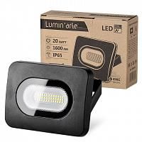 Купить Светодиодный прожектор LFL-20W/05, 5500K, 20 W SMD, IP 65,цвет чёрный, слим