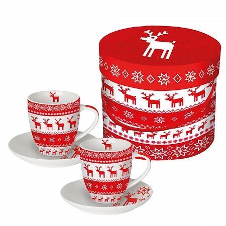 Купить Набор чашек для эспрессо в подарочной упаковке magic christmas 100 мл