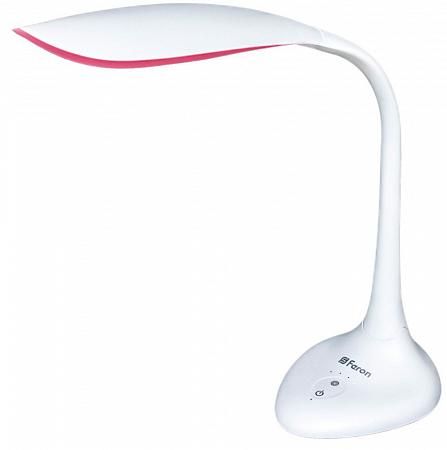 Купить Настольный светодиодный светильник Feron DE1704 5,4W, розовый