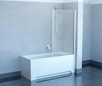 Купить Шторка для ванны Ravak PVS1-80 белая+транспарент