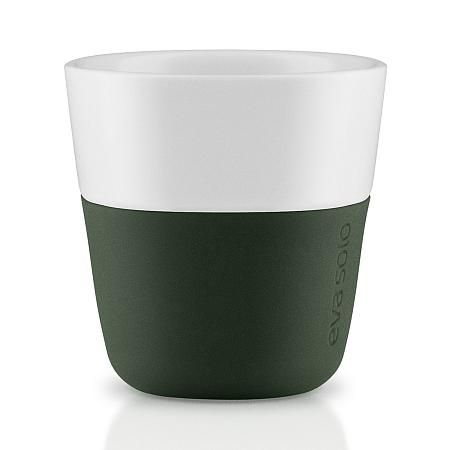 Купить Чашки для эспрессо 2 шт. тёмно-зелёные
