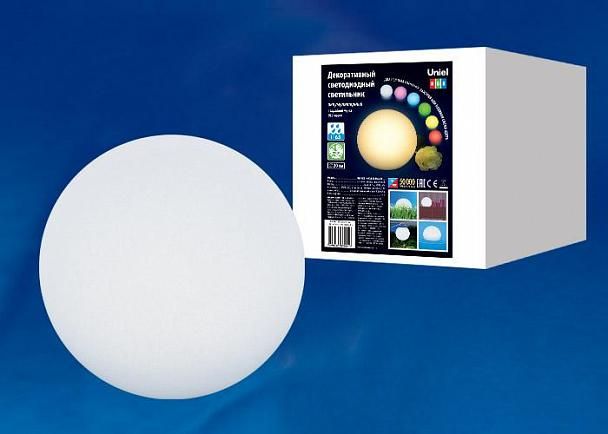 Купить Уличный светодиодный светильник (UL-00003301) Uniel ULG-R001 020/RGB IP65 Ball