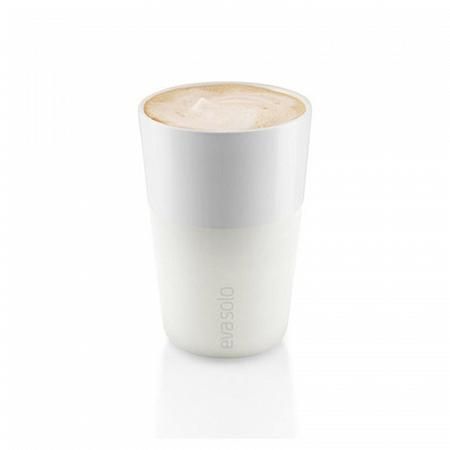 Купить Набор чашек latte 360 мл слоновая кость/белый