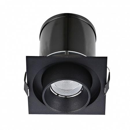 Купить Встраиваемый светодиодный светильник Donolux DL18621/01SQ Black Dim