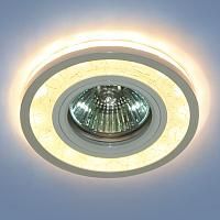 Купить Встраиваемый светильник Elektrostandard 7020 MR16 WH/SL белый/серебро 4690389099335