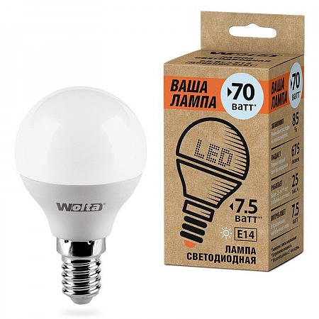 Купить Лампа LED WOLTA 25S45GL7.5E14-P 4000K