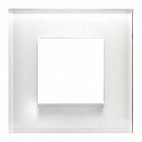 Купить Рамка 1-постовая ABB Zenit стекло белое 2CLA227100N3001