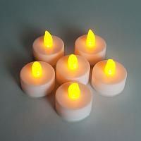 Купить Набор декоративных свечей Feron FL077 c янтарной LED подсветкой, 6 шт