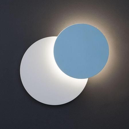 Купить Настенный светодиодный светильник Eurosvet 40135/1 белый/голубой