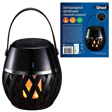 Купить Переносной светодиодный фонарь (UL-00006768) Uniel аккумуляторный ULD-R201 LED/Flame Black