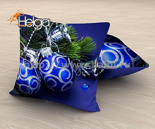 Купить Синие шары арт.ТФП2942 v2 (45х45-1шт) фотоподушка (подушка Сатен ТФП)