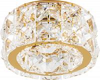 Купить Светильник встраиваемый Feron CD4529 потолочный MR16 G5.3 прозрачно-золотистый