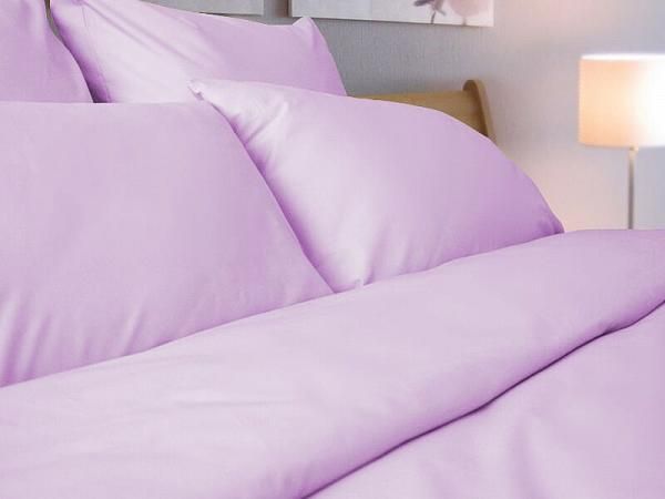 Купить Комплект постельного белья 1,5-спальный, однотонная бязь ГОСТ (Розовый цвет)