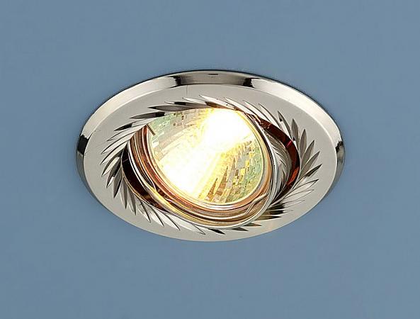 Купить Встраиваемый светильник Elektrostandard 704 CX MR16 PS/N перл. серебро/никель 4607176196054