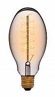 Купить Лампа накаливания E27 60W груша прозрачная 053-686