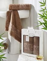 Купить Комплект полотенец бамбук "KARNA" PANDORA 50х90-70х140 1/2 100% Бамбук