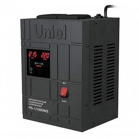 Купить Стабилизатор напряжения Uniel (07379) 1000ВА RS-1/1000WS
