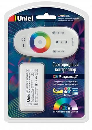 Купить Контроллер для светодиодных лент 12/24В 2,4 ГГц (11106) Uniel ULC-G50-RGBW White