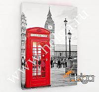 Купить Лондон Телефон арт.ТФХ2016 фотокартина (Размер R1 40х60 ТФХ)