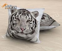 Купить Белый тигр арт.ТФП3432 v2 (45х45-1шт)  фотоподушка (подушка Габардин ТФП)
