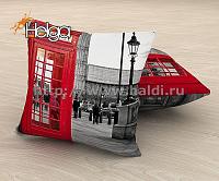 Купить Лондон Телефон арт.ТФП2016 (45х45-1шт)  фотоподушка (подушка Габардин ТФП)