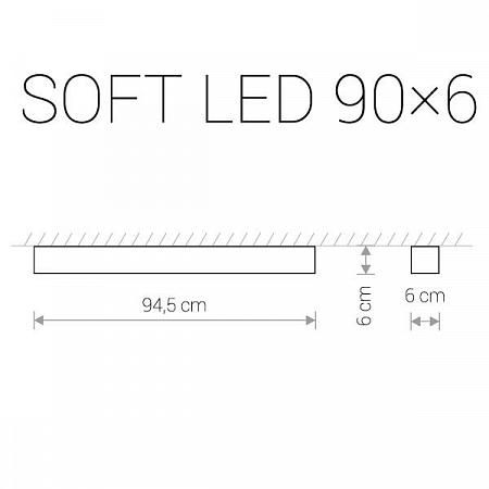Купить Потолочный светодиодный светильник Nowodvorski Soft Led 9536