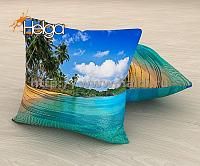 Купить Тропический пляж арт.ТФП3415 v3 (45х45-1шт) фотонаволочка (наволочка Габардин ТФП)