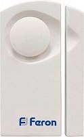 Купить Звонок-сигрализация дверной беспроводной Feron 007-D Электрический 1 мелодия белый с питанием от батареек