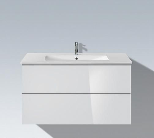 Купить Фирмы Duravit Л-куб настенным туалетным столиком белый высокий глянец LC624202222