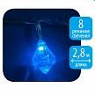 Купить Светодиодная гирлянда (07922) Uniel 220V синий LD-S0280-020/DTA BLUE IP20 DIAMONDS