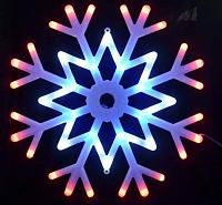 Купить Подвесной светодиодный светильник «Снежинка » (UL-00001403) Uniel ULD-H4040-048/DTA MULTI IP20 SNOWFLAKE