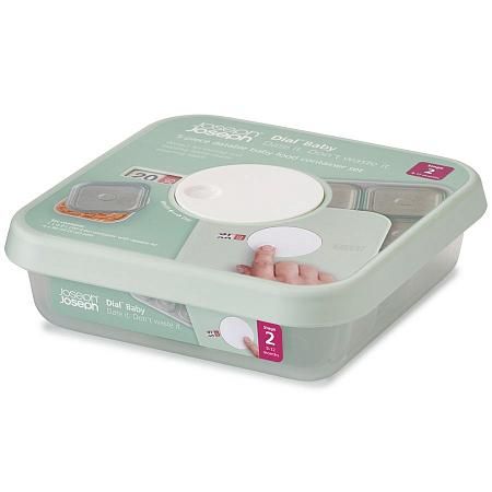 Купить Набор из 10 контейнеров для детского питания с датируемой крышкой dial baby (ступень 1)