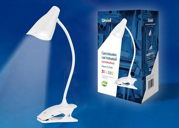 Купить Настольная лампа (UL-00004143) Uniel TLD-560 White/LED/280Lm/5000K/Dimmer